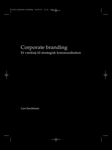 bison operation Disco 37286 corporate branding - .branding ogs&yen; som en  f&brvbar;llesn&brvbar;vner for alle de brandformer og brandingme-
